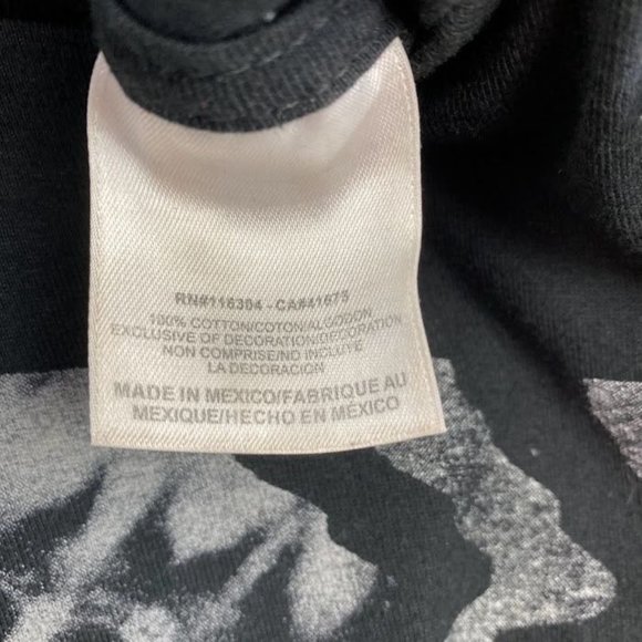 Converse All Star Men's Size Large Graphic Tee Men's Black T-Shirt Crew Neck - Picture 6 of 7